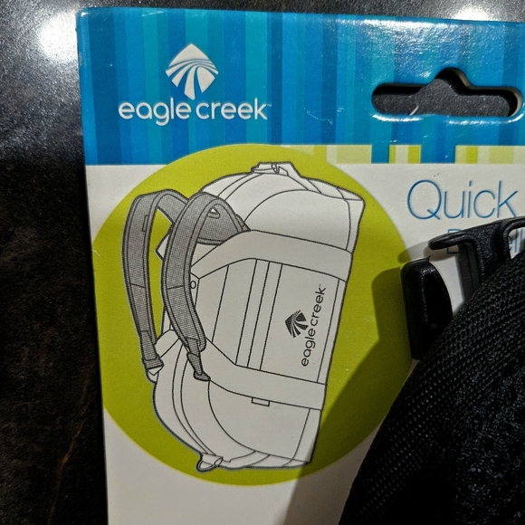 EAGLE CREEK Quick Snap Strap convert to backpack No Matter What Duffel NWT black - Picture 10 of 12